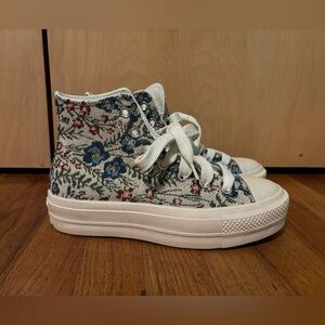 Converse Floral Tapestrt High-Top Sneakers